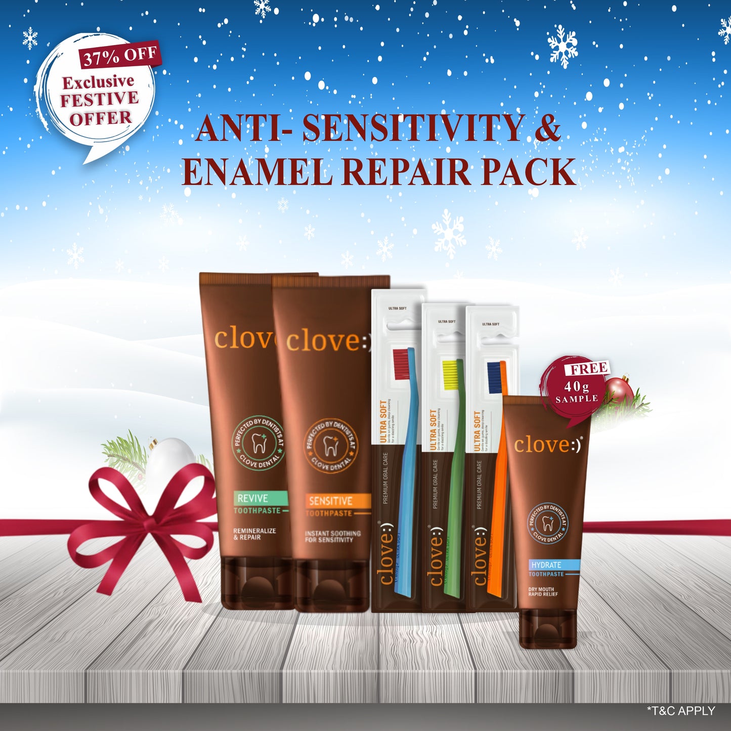 Clove Anti-Sensitivity & Enamel Repair Pack Clove Anti-Sensitivity & Enamel Repair Pack