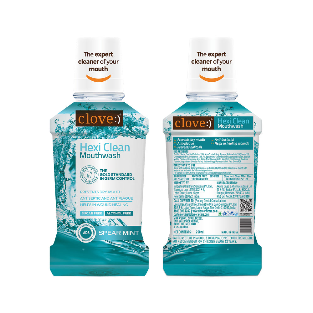 
                  
                    Clove Hexi Clean Mouthwash Spearmint
                  
                