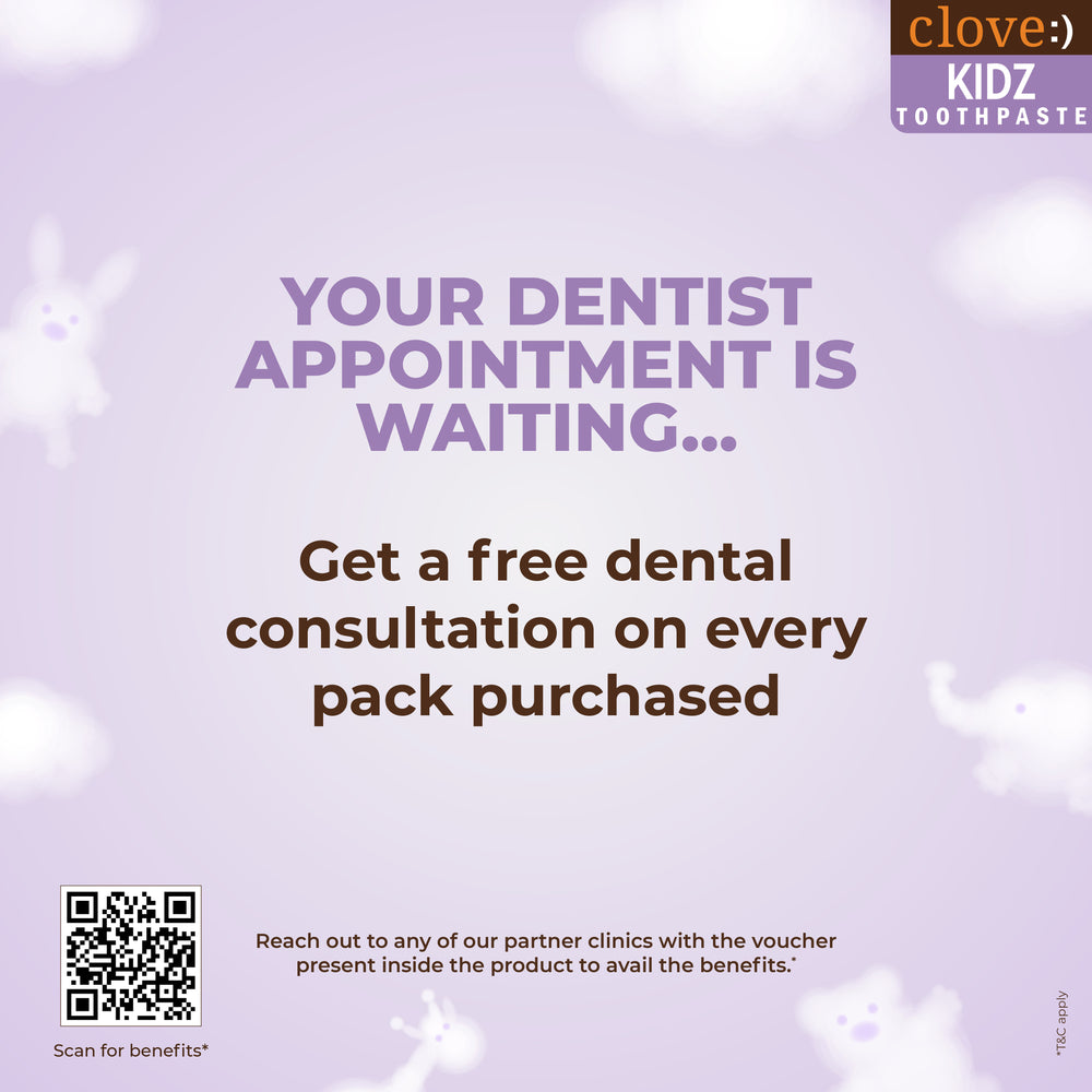 
                  
                    Clove Kidz Free Dental Consultation
                  
                