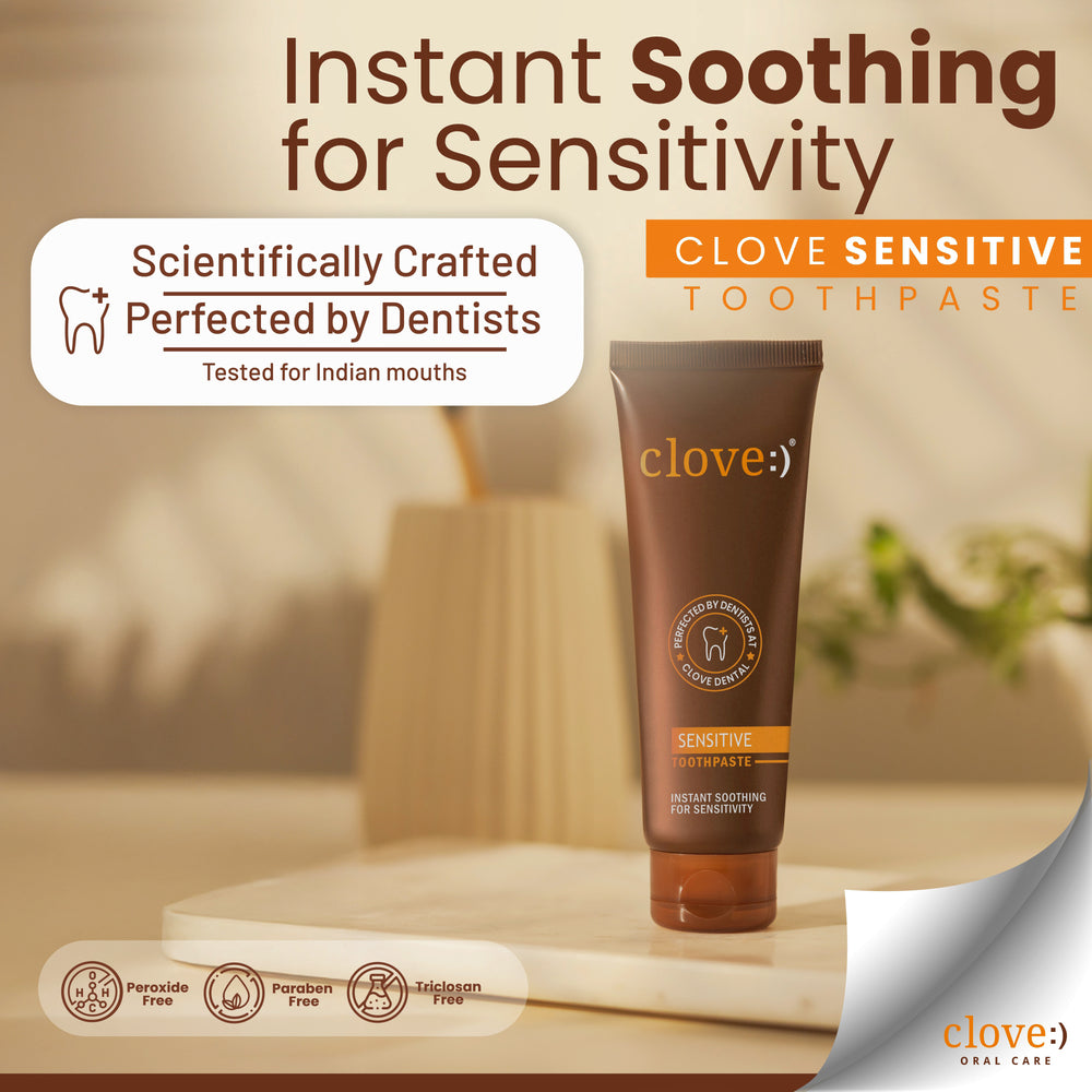 
                  
                    Clove Sensitive Instant Soothing and Scientifically Crafted
                  
                
