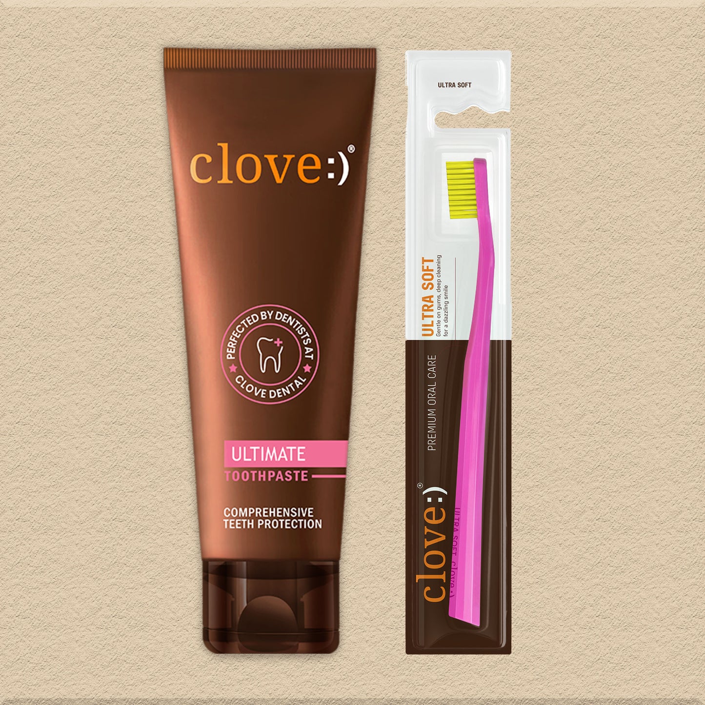 Clove Ultimate Toothpaste + Toothbrush Combo