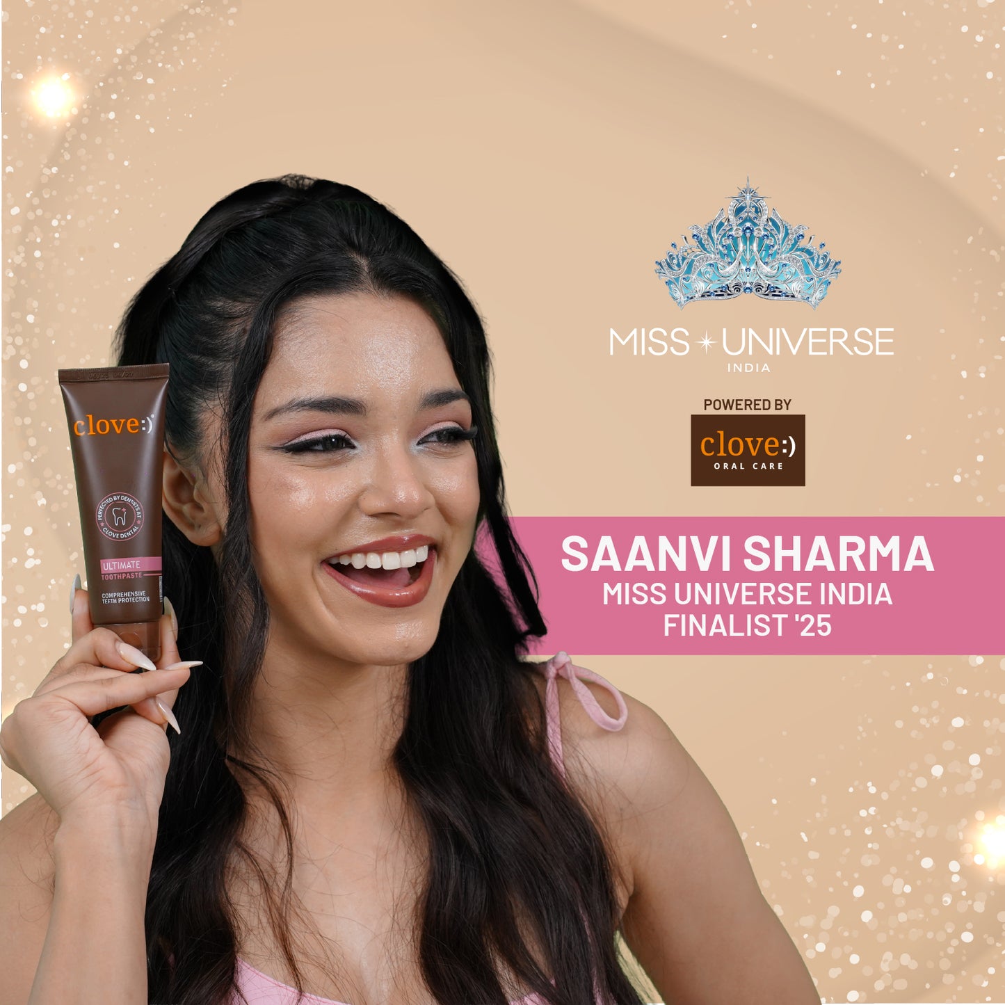 Clove ultimate toothpaste with Saanvi Sharma 