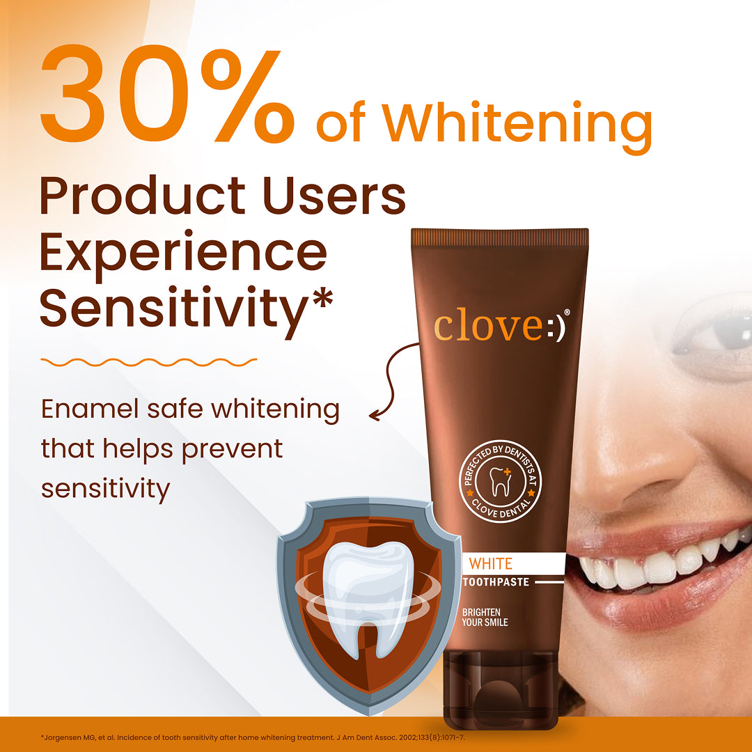 Fluoride toothpaste for stain removal and healthy gums