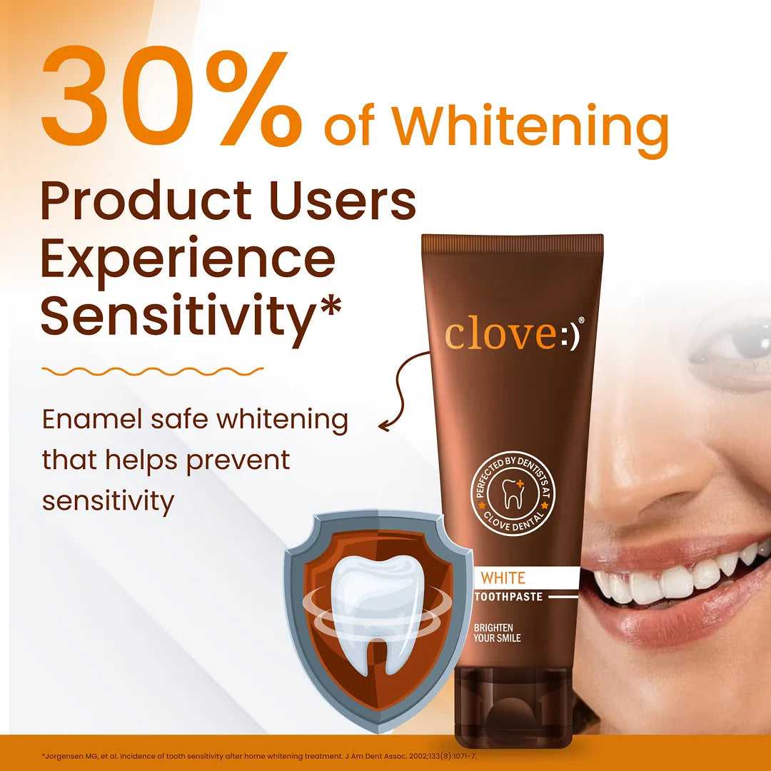 Fluoride toothpaste for stain removal and healthy gums