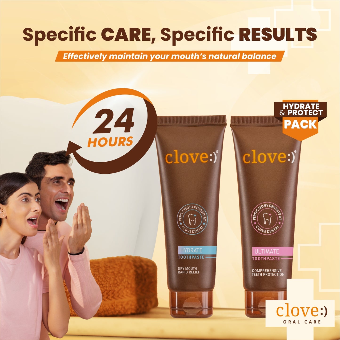 Hydrate and Protect Pack Specific Care Specific Results