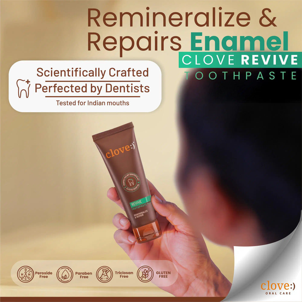 
                  
                    Revive Remineralize and Repairs Enamel
                  
                