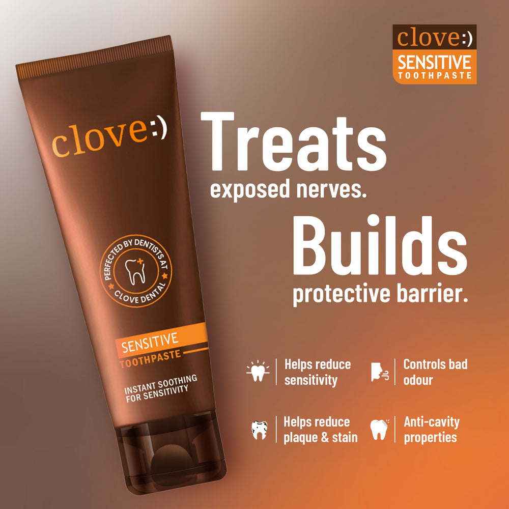 
                  
                    Clove Sensitive Builds Protective Barrier
                  
                