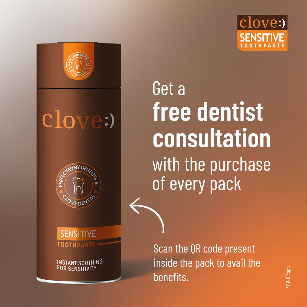 
                  
                    Clove Sensitive Free Dentist Consultation
                  
                