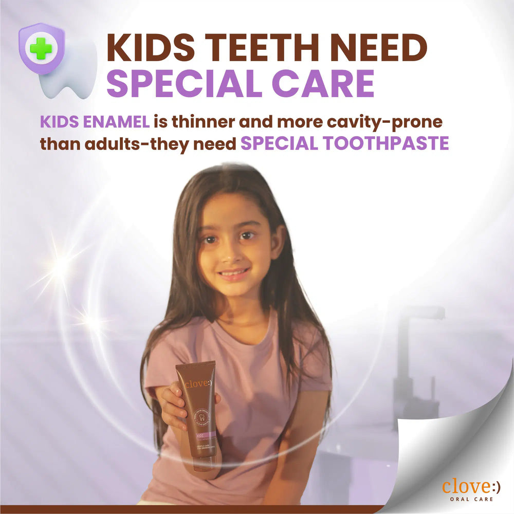 
                  
                    Special Toothpaste for kids
                  
                