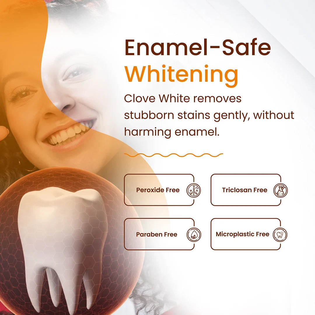 Toothpaste for yellow teeth and fresh breath daily use
