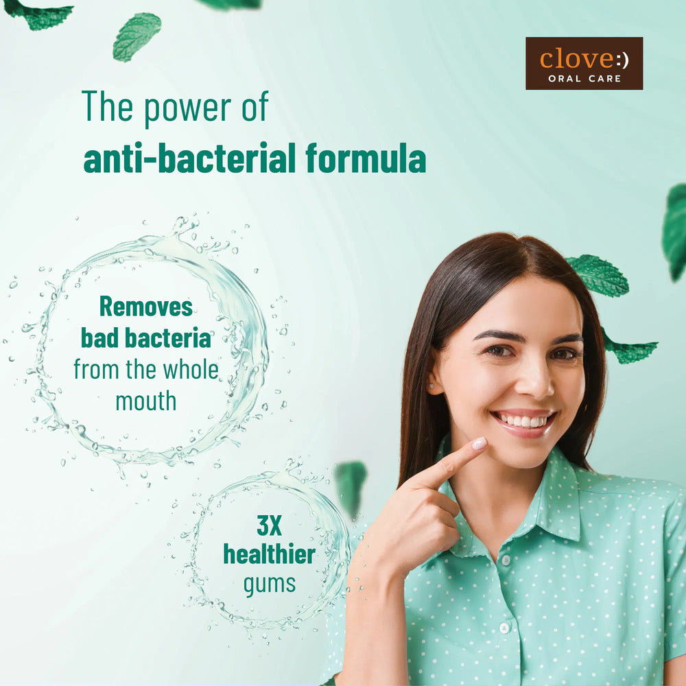 
                  
                    Clove Ultimate Mouthwash Anti Bacterial Formula
                  
                