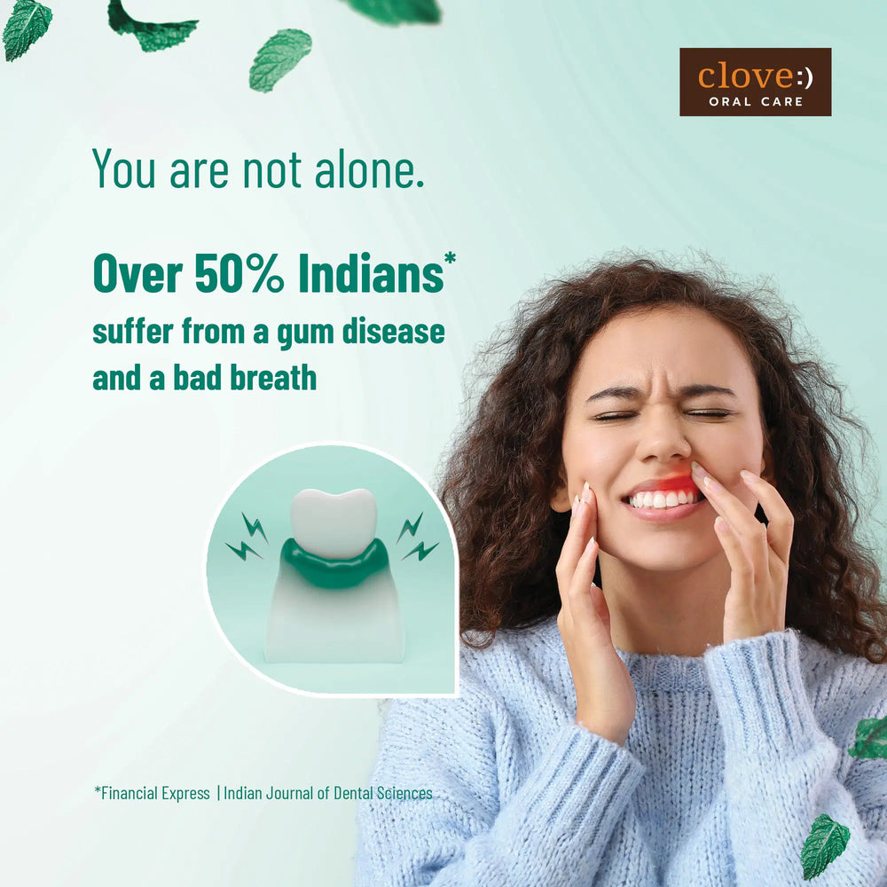 
                  
                    Clove Ultimate Mouthwash Suffer From Gum Disease
                  
                