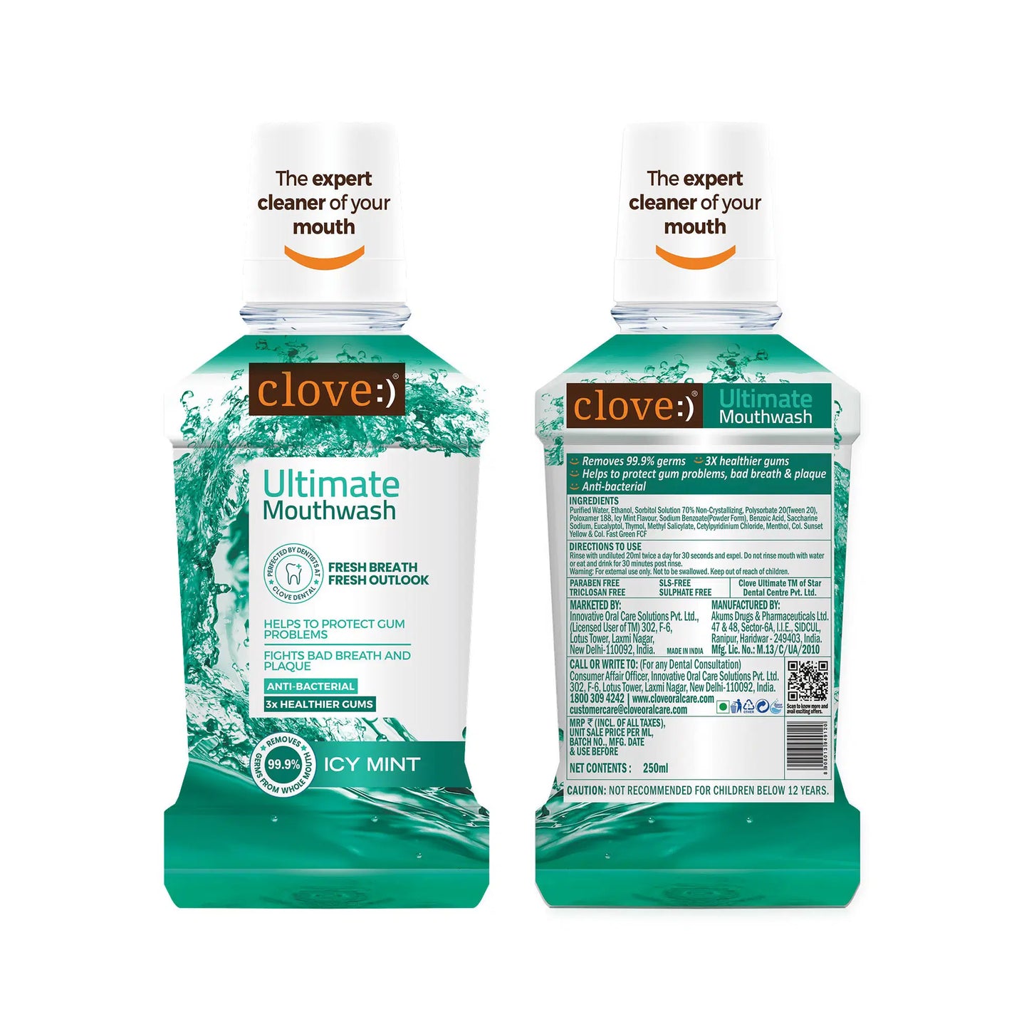 Clove Ultimate Mouthwash for Plague and Bad Breath