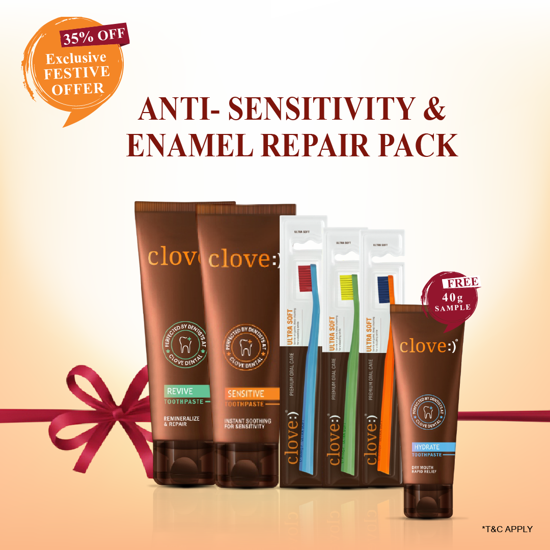 clove anti-sensitivity and enamel repair pack