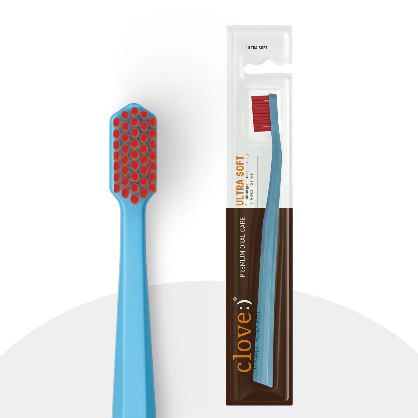 clove ultra-soft toothbrush blue color